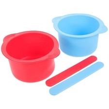2 Pcs Wax Pot Liner Warmer Replacement Bean Silicone Bowl Melting