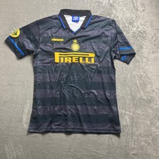 INTER MILAN ITALY 1997 1998 RETRO VINTAGE FOOTBALL SHIRT JERSEY AWAY SIZE XL
