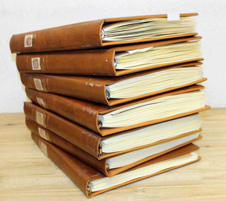 Baden: WERTVOLLE Sammlung der Nummernstempel Extras in 7 Ringbindern !!!