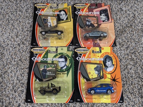 Matchbox Collectibles The Osbornes Set 4 Diecast Fahrzeuge 1:64 Ozzy NEU