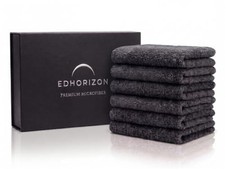 Premium Edgeless Microfiber Cleaning Cloths - 550GSM Short Pile, Lint-Free Co...