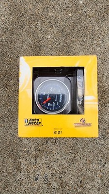 Auto Meter 6107 Boost/Vacuum Gauge 2-1/16  30 PSI Mechanical NEW Open Box
