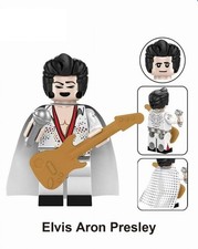 Elvis Presley / Music / Klemmbaustein Custom Minifigur MOC ✅ Neu
