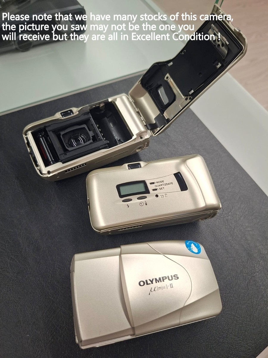 Near Mint Olympus mju II Ultra Compact Point & Shoot 35mm F2.8