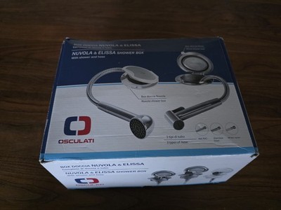 Osculati Elissa Duschbox mit Mischebatterie Stainless Steel