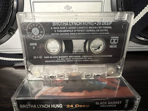 Brotha Lynch Hung - 24 Deep 1993 Cassette Tape Rap HipHop - Picture 5 of 6