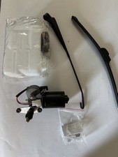 12V Electric UTV Windshield Wiper Kit 90° Sweep w Washer Pump