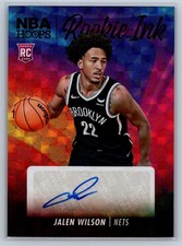 2023-24 Hoops Jalen Wilson Rookie Ink Hyper Gold RC Rookie Auto #RI-WIL