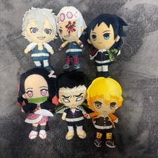 Demon Slayer Plush Mascot Set 6 Kanroji Giyu Zenitsu Sanemi Tengen