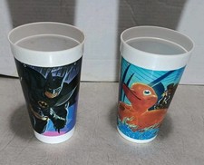 2- Batman Returns McDonald's Plastic Cups