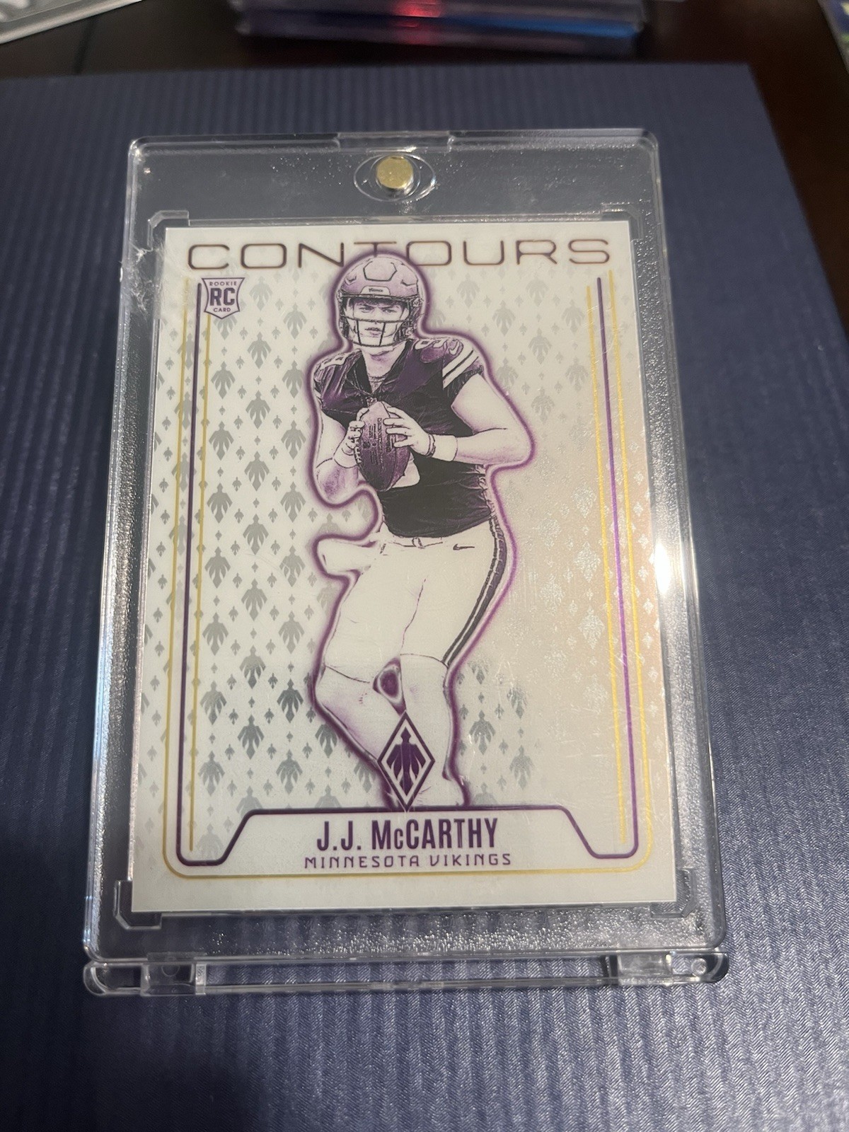 2024 Panini Phoenix - Contours J.J. McCarthy #CON-JMY Wave (RC)