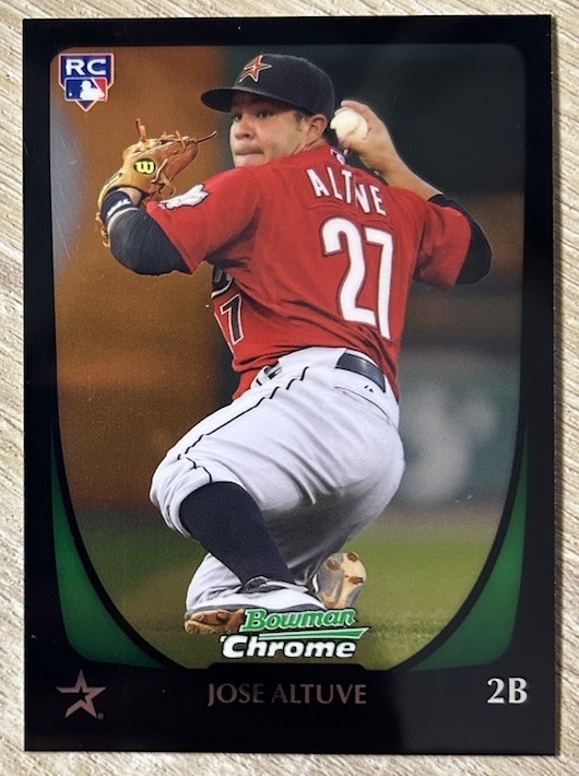 2011 Bowman Draft Picks & Prospects Jose Altuve Chrome Rookie #11