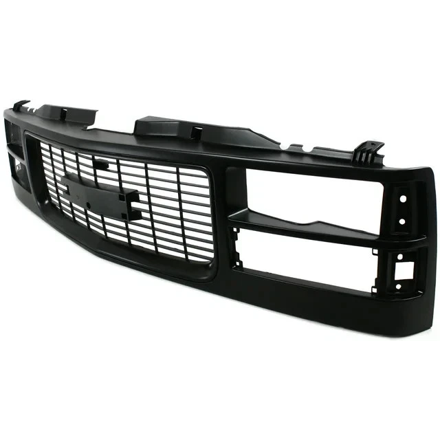 All Black Grille For 94-99 GMC C/K 1500 2500 3500 Pickup Truck Composite Type Foto 3 de 4