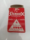 Old game of road signs road code KUOM LIANCOURT