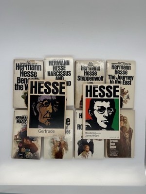 Hermann Hesse Paperback Lot (10 Books)   Steppenwolf, Demian, Narcissus & Goldmu