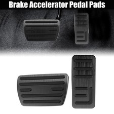 2 Pcs Foot Pedal Cover Non-slip No Drill Metal For Honda Hrv Vezel Rv3 Black