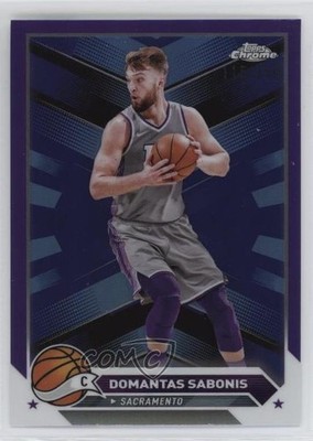 2023-24 Topps Chrome Purple Refractor /349 Domantas Sabonis #10 1d40