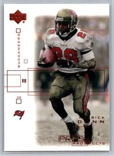 💎2001 Upper Deck Pros & Prospects Football #83 Warrick Dunn - Buccaneers💎