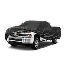 Waterproof Pickup Truck Cover Truck XL up to 240", Max Cab Length 150" black