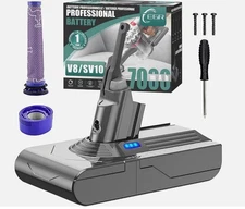 EGR Upgraded 7000Mah V8 Battery Replacement Compatible with Dyson V8 Animal Batt