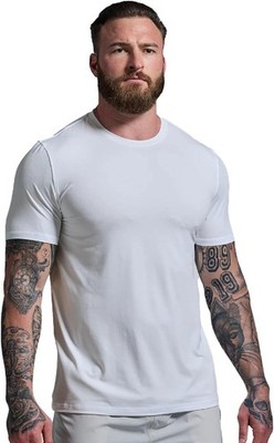 Born Primitive Men's BP Premium Basic Crew Tee - Buttery-Soft White Size L