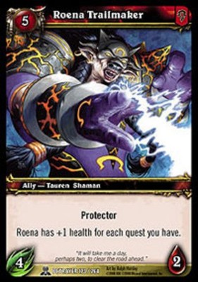 Light Play WoW TCG Roena Trailmaker Servants of the Betrayer World of Warcraft