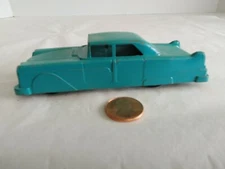 Vintage Midgetoy Cadillac Aqua Color Metal Rockford IL USA #13603