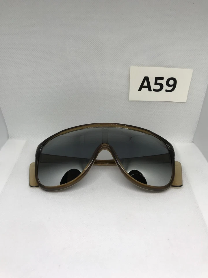 Gafas de sol Spectra by Willson Fitover Aviator Shield marrón plástico 145 brazos