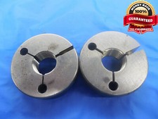 15/16 18 UNS 2A THREAD RING GAGES .9375 GO NO GO P.D.'S = .9000 & .8953 NS-2A