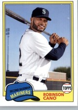 2018 Topps Archives -  #206 1981 Design - Robinson Cano