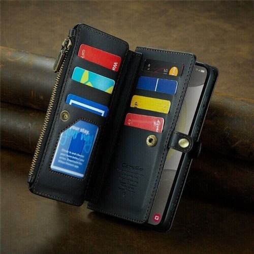 Luxury Card Wallet Zipper Cover Case For A15 A35 A55 A04 A54 A32 A33 A53 A50 - Picture 34 of 83