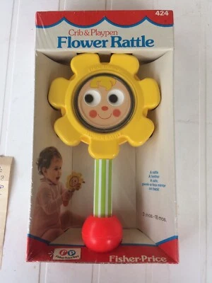 fisher price flower rattle