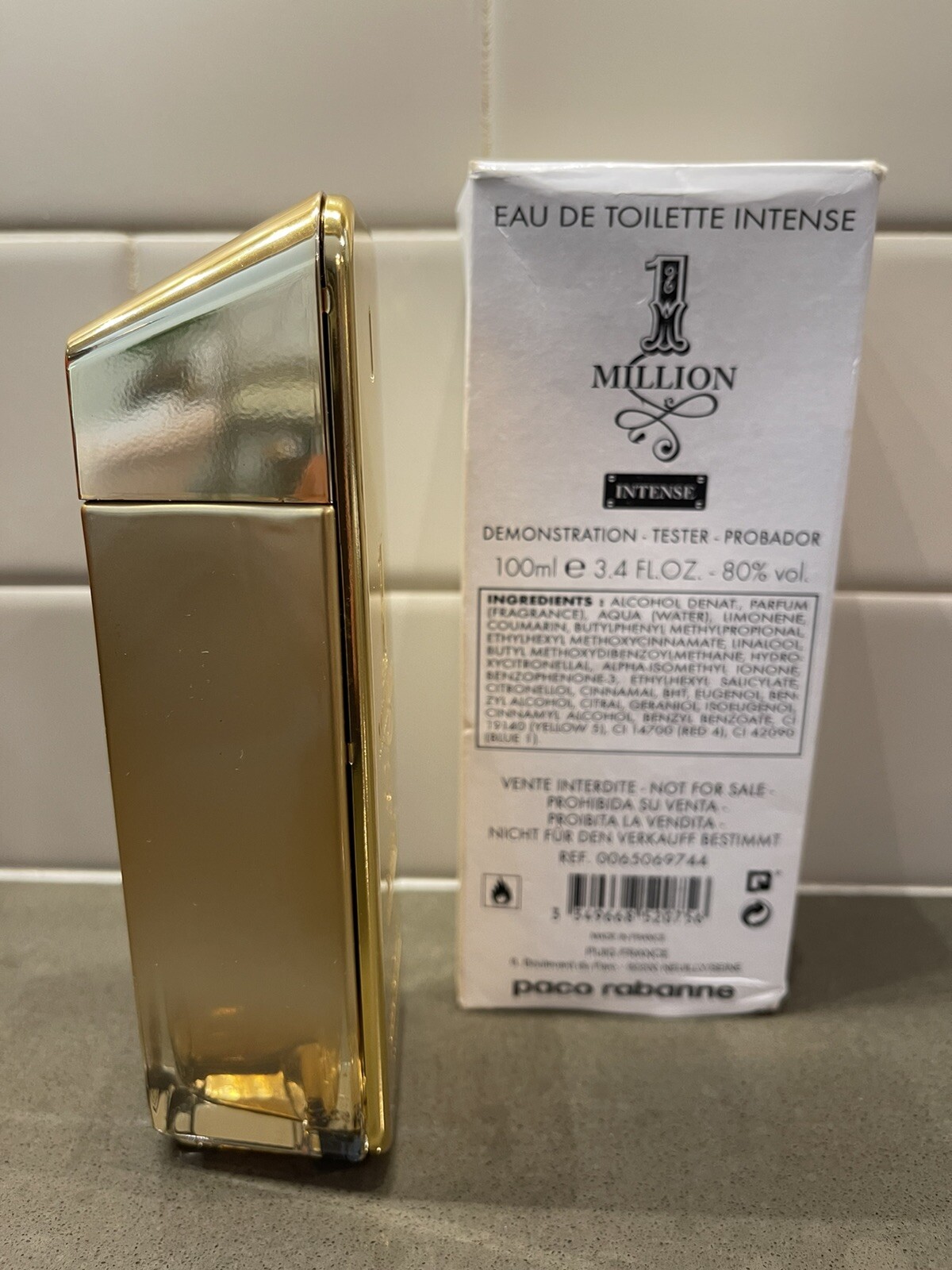 1 Million Intense by Paco Rabanne for Men Eau De Toilette Spray 