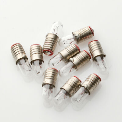 10 x E5,5 12V 80mA 1W Gewinde Sockel Birne Lampe / Lamp Bulb