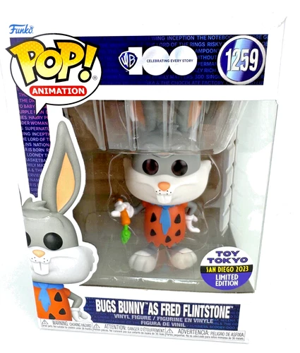 Funko Pop! Animation Bugs Bunny As Fred Flintstone SDCC 2023 LE #1259