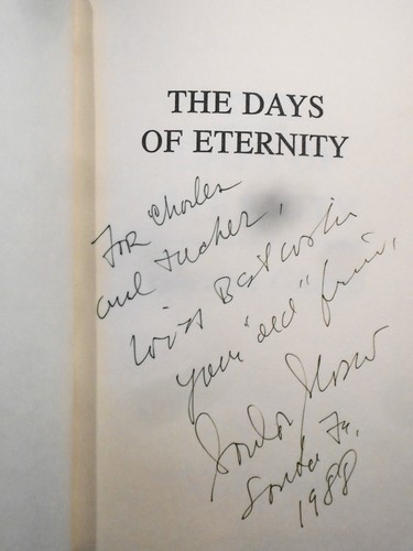 Gordon Glasco : The Days of Eternity - SIGNED First Edition, 1983. HC/DJ 1st ptg - Picture 2 of 9