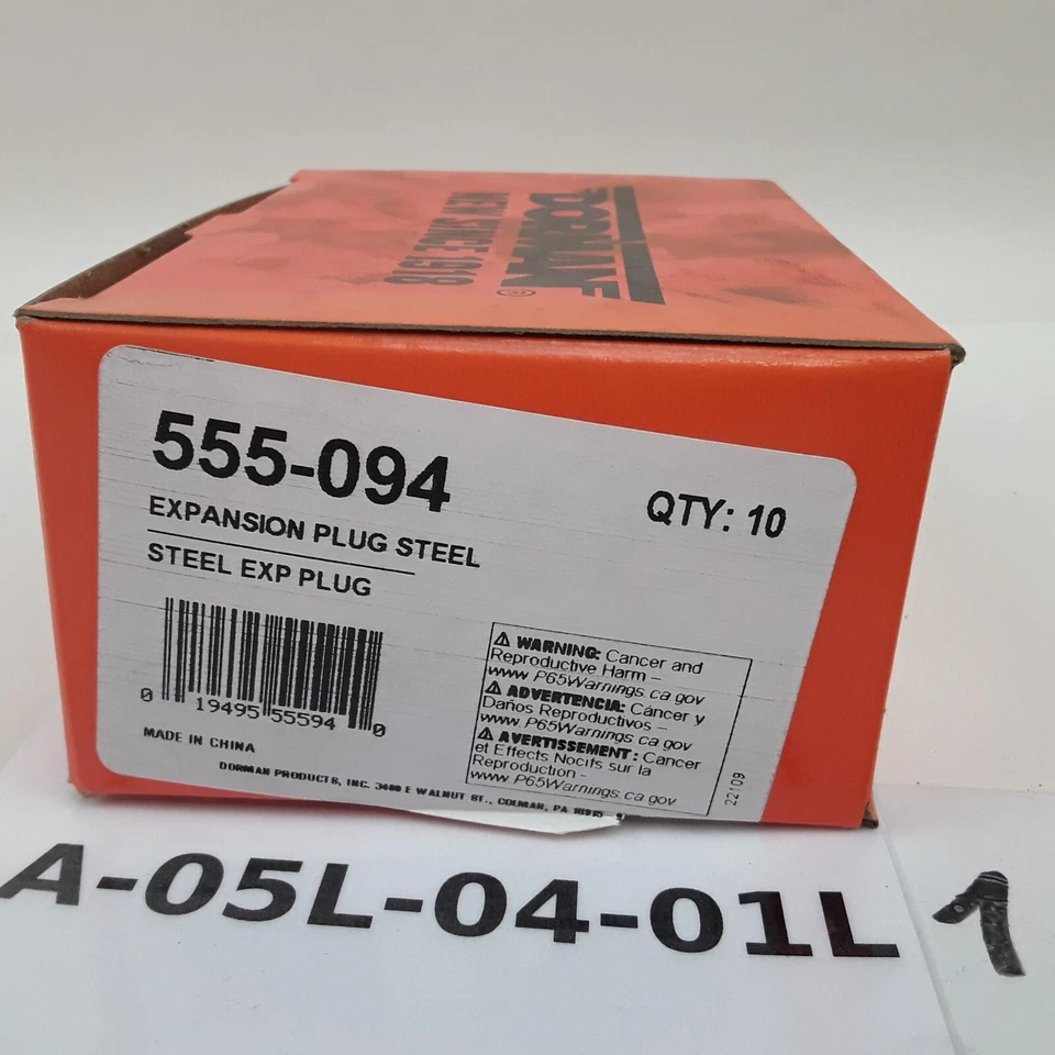 Enchufe de expansión de taza de acero 50 mm altura 0,420 paquete de 10 para Ford Dodge Plymouth Foto 4 de 4