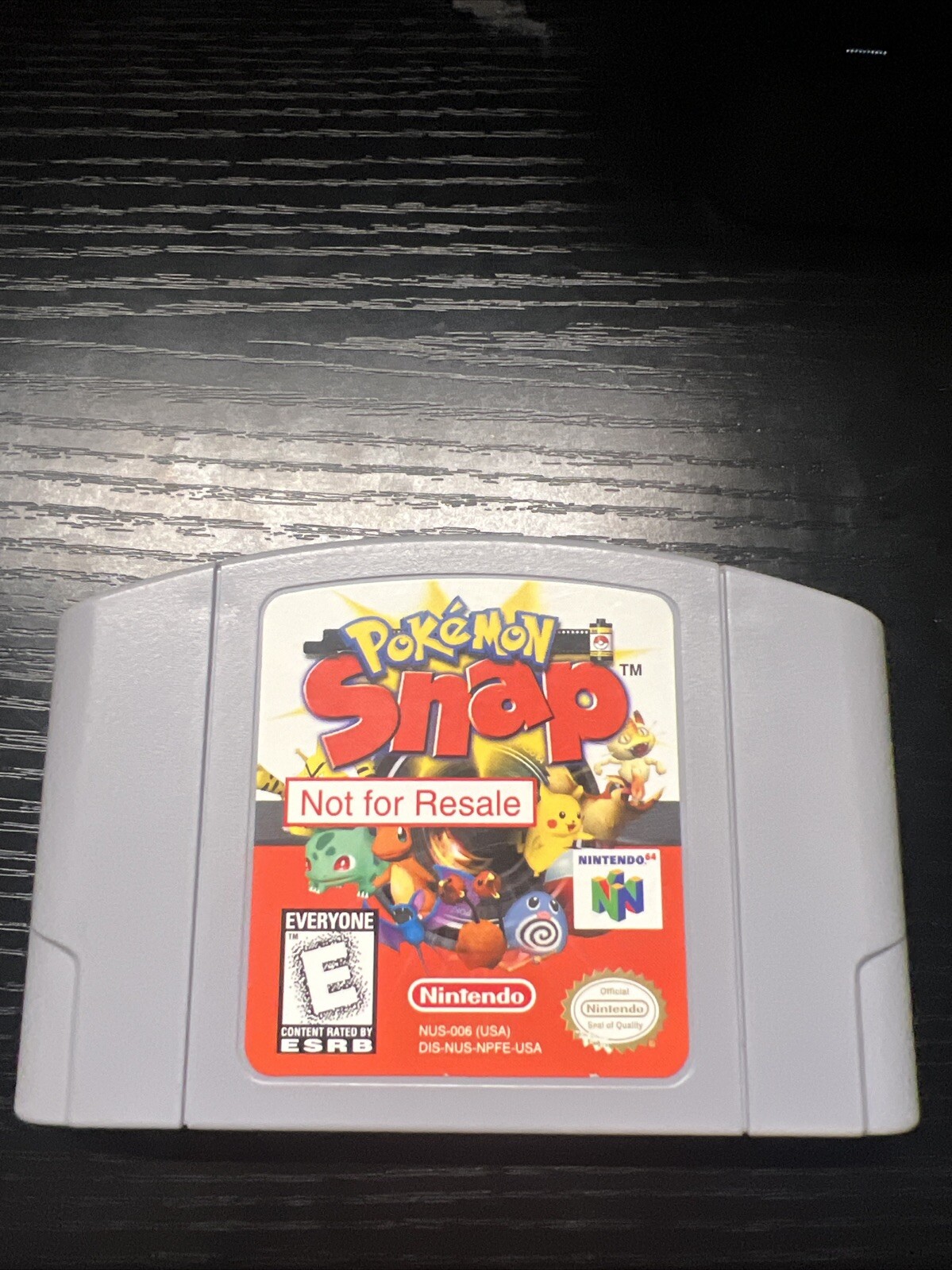 Nintendo 64 N64 Pokemon Snap Red Box Not For Resale Demo Game *Authentic/Tested*