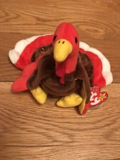 TY Beanie Baby Gobbles Turkey with tags