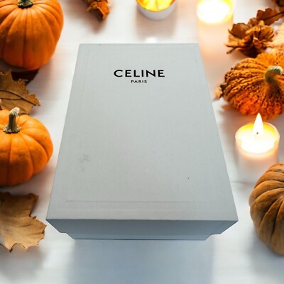 Authentic Celine Paris Empty Shoe Gift Storage Box w Booklets 12 x8.25 x5.25 