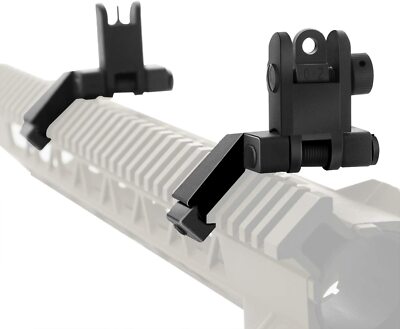 45 Degree Offset Flip Up Sight Rapid Transition Backup Front