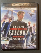 Mission Impossible Fallout 4K Ultra HD  Blu-ray NEW