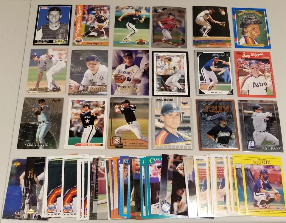 ENORME LOTE DE 500 equipos MLB: insertos estrellas Houston Astros HoF RC ENVÍO GRATUITO + BONO Foto 2 de 4