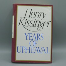 Years of Upheaval by Henry Kissinger (1982, Hardcover)