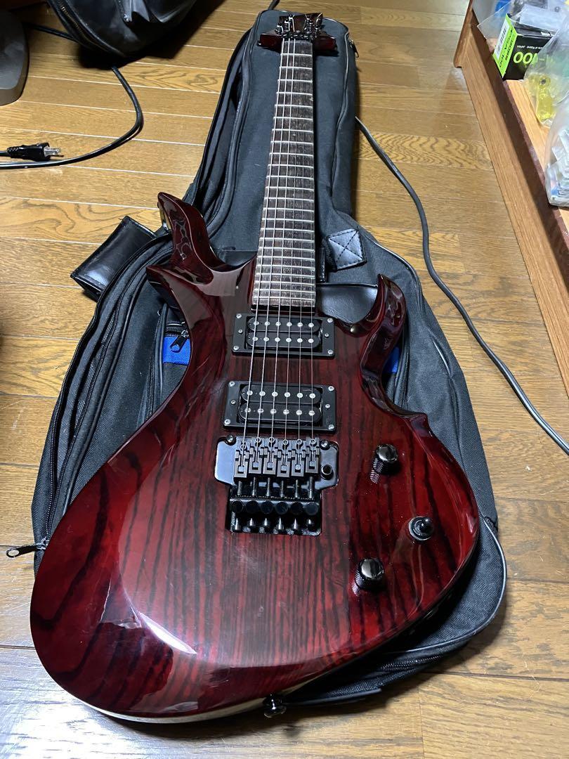 Grass Roots G-NH-70 NIGHTMARE Red W/Gig bag Electric Guitar