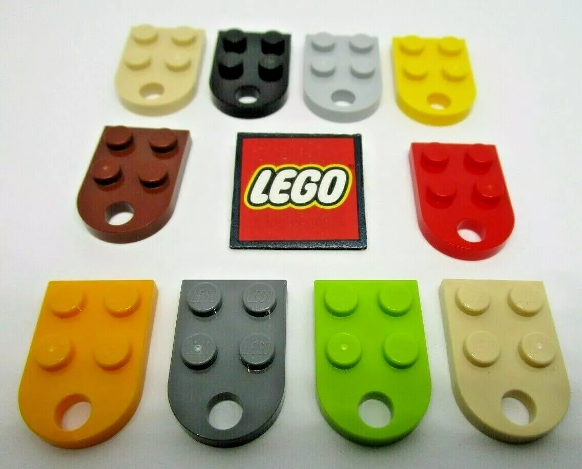 LEGO Plate 3x2 (2x3) with Hole / Coupling Plate (Pack of 8) Design 3176