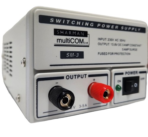 Sharman 230V-13,8V DC 3-5A 12V Auto CB Funk Home Schaltnetzteil SM3 +CP - Bild 6 von 9