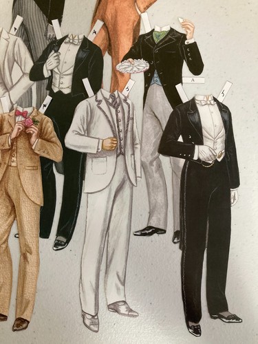2001 Importance of Being Ernest Paper Dolls, Dover, B. Mattox, teilweise ausgeschnitten - Bild 14 von 17