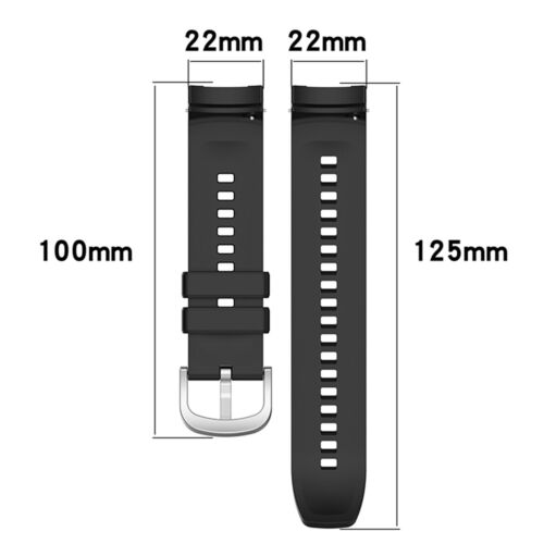 Correa de silicona correa pulsera para reloj inteligente Amazfit Balance (A2286) pieza - Imagen 4 de 29