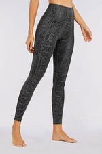 FITINCLINE Women Leopard Leggings Snake Crocodile Yoga Pants Gym Animal Print